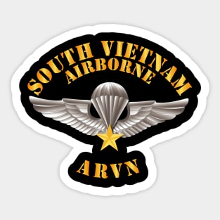 Republic - South Vietnam Parachute Badge - Basic Sticker